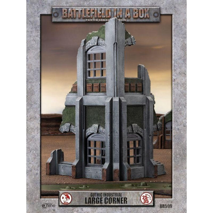 Gothic Industrial - Large Corner (Battlefield in a Box)