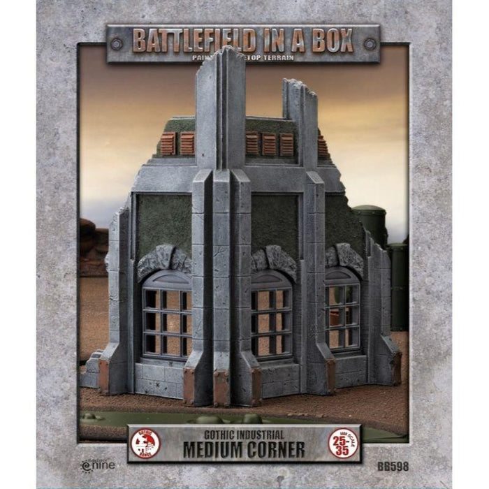 Gothic Industrial - Medium Corner (Battlefield in a Box)