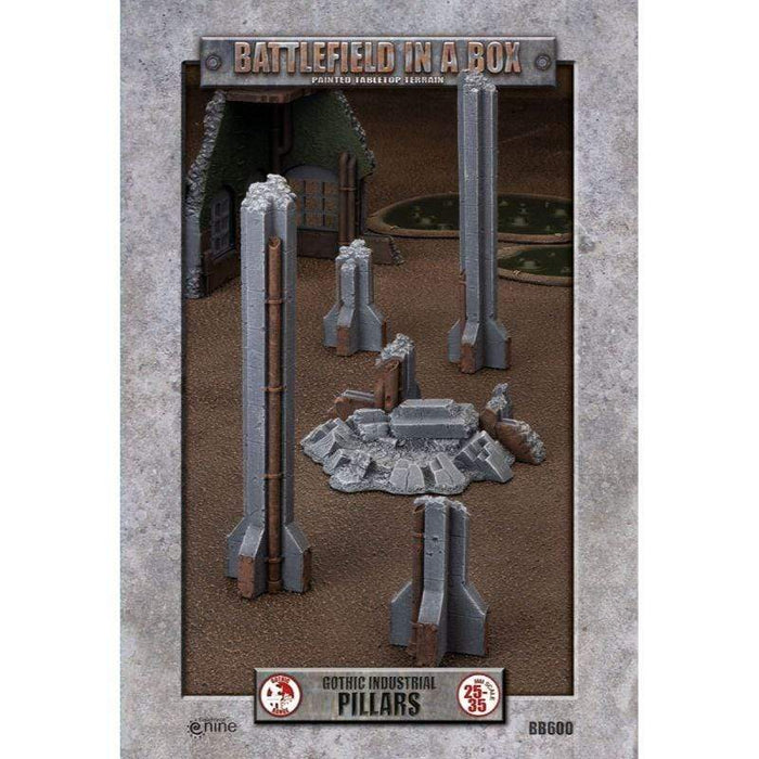 Gothic Industrial - Pillars (Battlefield in a Box)