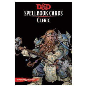 Gale Force Nine Roleplaying Games D&D RPG 5th Ed - Revised Spellbook Cards Cleric Deck