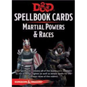 Gale Force Nine Roleplaying Games D&D RPG 5th Ed - Revised Spellbook Cards Martial Powers and Races Deck