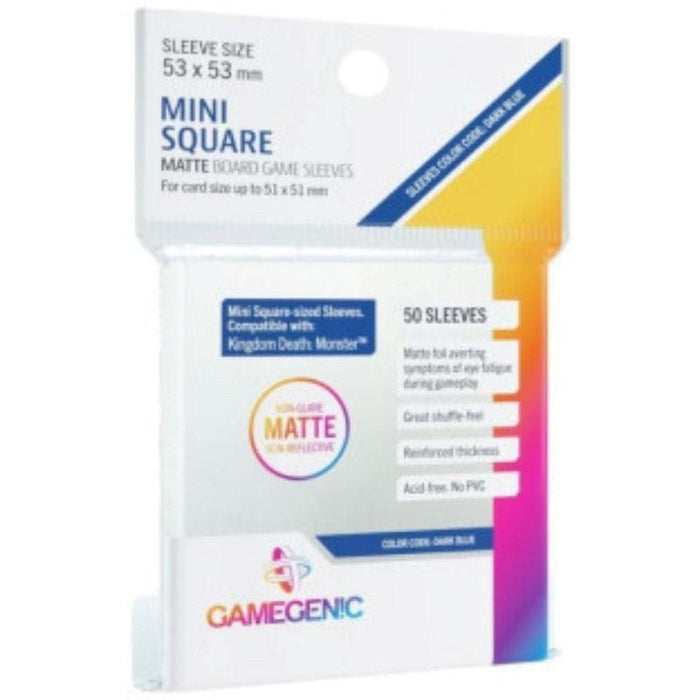Card Protector Sleeves - Gamegenic Matte - Mini Square Sized 53mm x53mm