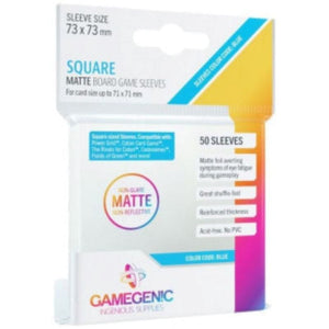 Gamegenic Board & Card Games Card Protector Sleeves - Gamegenic Matte - Square Sized 73mm x73mm