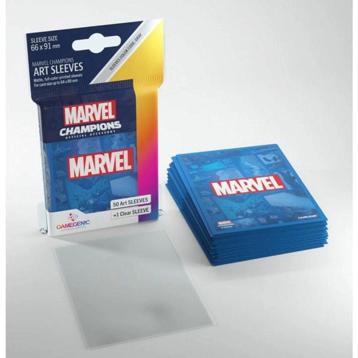 Card Protector Sleeves - Gamegenic - Marvel Champions Art Sleeves Marvel Blue