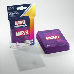 Gamegenic Trading Card Games Card Protector Sleeves - Gamegenic - Marvel Champions Art Sleeves Marvel Purple
