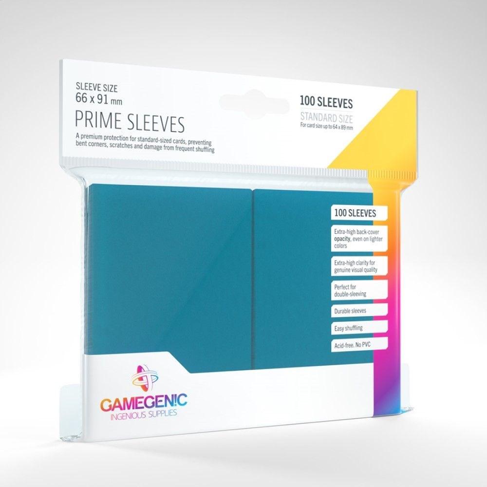 Gamegenic Trading Card Games Card Protector Sleeves - Gamegenic Prime 100ct Blue