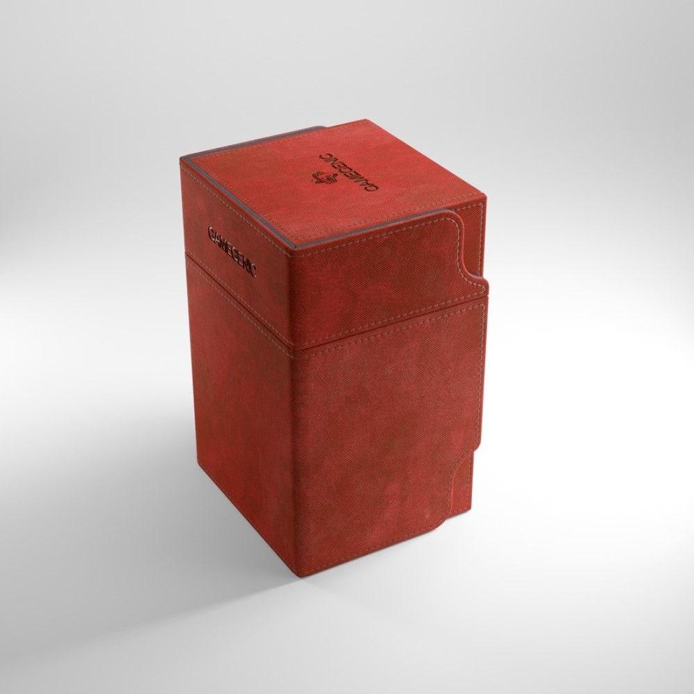 Gamegenic Trading Card Games Deck Box - Gamegenic Watchtower 100+ Convertible Red