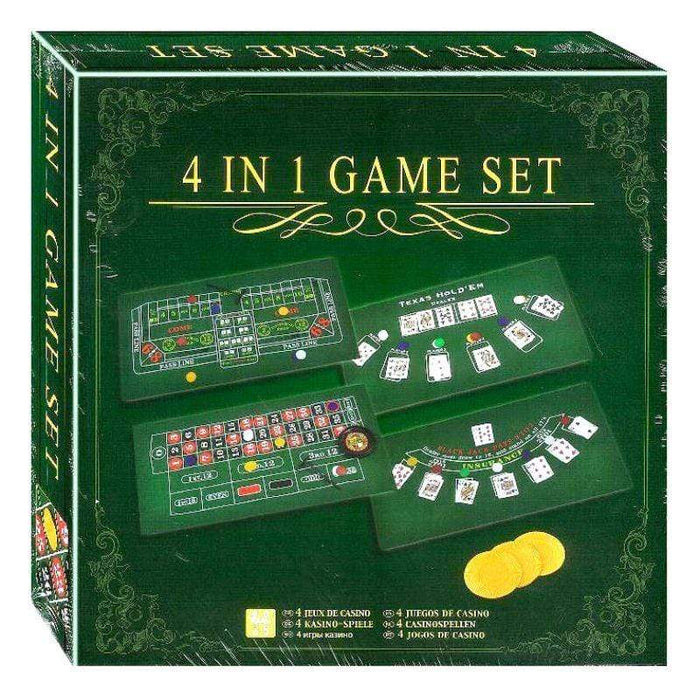 4 in 1 Casino Games Set (Gameland Boxed)