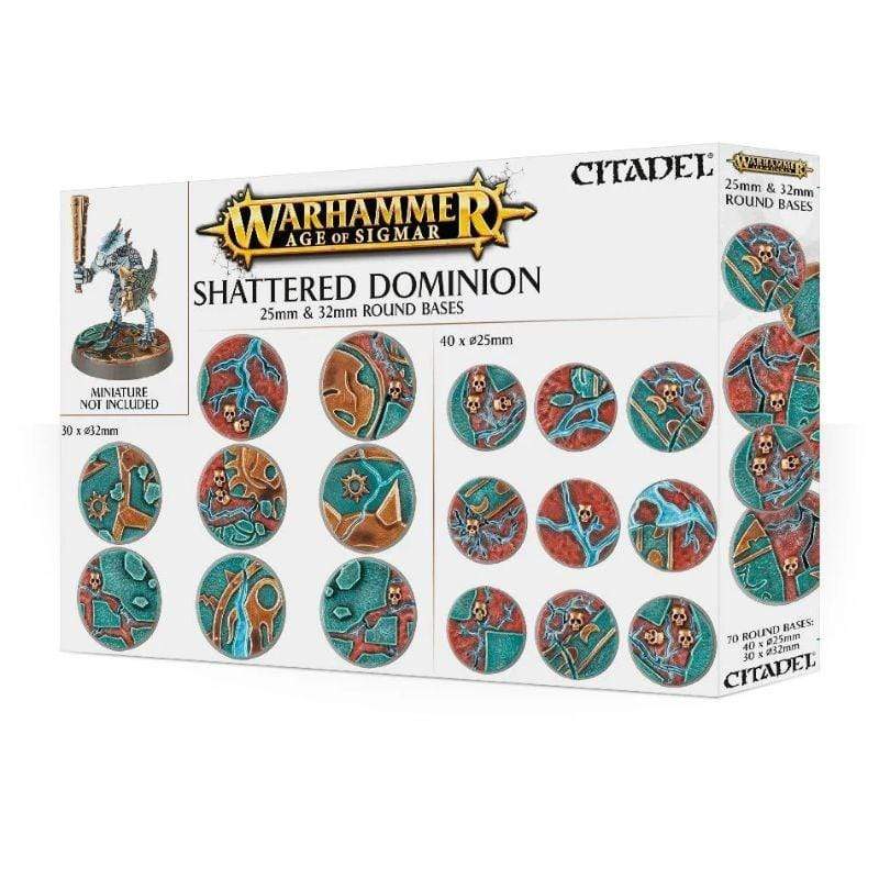 Games Workshop Hobby Basing - AOS Shattered Dominion 25 & 32mm Round Bases (Boxed)