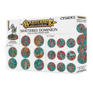 Games Workshop Hobby Basing - AOS Shattered Dominion 25 & 32mm Round Bases (Boxed)