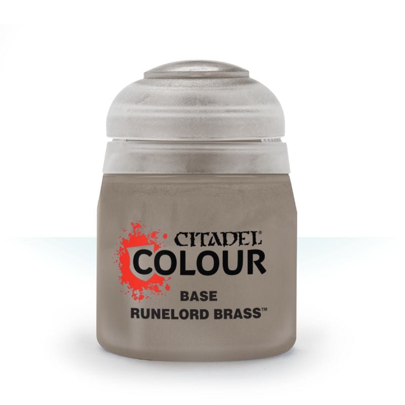 Games Workshop Hobby Paint - Citadel Base - Runelord Brass