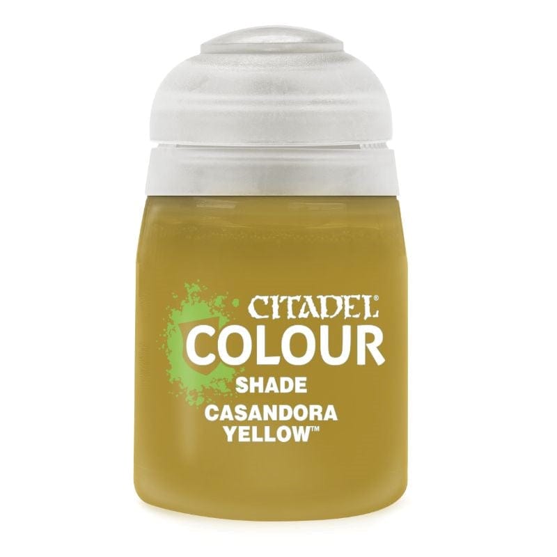 Games Workshop Hobby Paint - Citadel Shade -  Casandora Yellow (2022) (Preorder - 16/07 release)