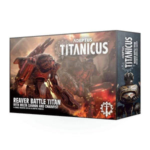 Games Workshop Miniatures Adeptus Titanicus - Reaver Battle Titan with Melta Cannon and Chainfist (Boxed)