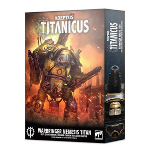 Games Workshop Miniatures Adeptus Titanicus - Warbringer Nemesis Titan with Quake Cannon, Volcano Cannon and Laser Blaster