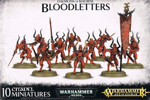 Games Workshop Miniatures Age of Sigmar/40k - Daemons of Khorne - Bloodletters of Khorne (Boxed)