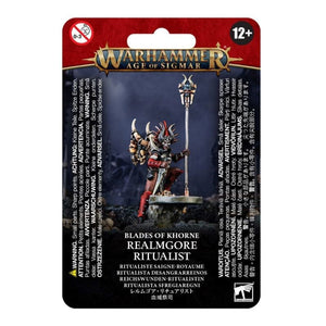 Games Workshop Miniatures Age of Sigmar - Blades Of Khorne - Realmgore Ritualist (25/03/2023 release)