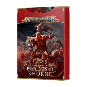 Games Workshop Miniatures Age of Sigmar - Blades Of Khorne - Warscroll Cards (25/03/2023 release)