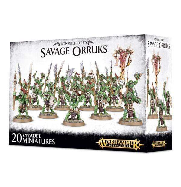 Age of Sigmar - Bonesplitterz Savage Orruks (Boxed)