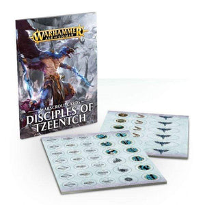 Games Workshop Miniatures Age of Sigmar - Disciples of Tzeentch Warscroll Cards (OLD)