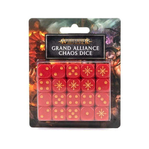 Games Workshop Miniatures Age of Sigmar - Grand Alliance Chaos Dice Set