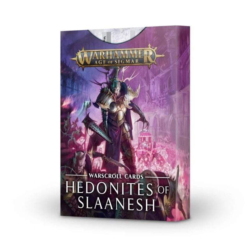 Games Workshop Miniatures Age of Sigmar - Hedonites of Slaanesh - Warscroll Cards