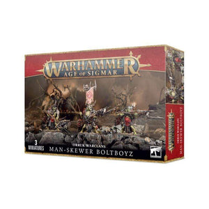 Games Workshop Miniatures Age of Sigmar - Orruk Warclans Man-Skewer Boltboyz (Boxed) (30/10 Release)