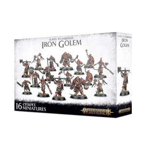 Games Workshop Miniatures Age of Sigmar - Slaves To Darkness Iron Golem (Boxed)