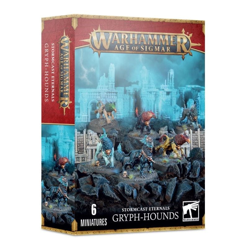 Games Workshop Miniatures  Age of Sigmar - Stormcast Eternals Gryph-Hounds 2022 (Boxed)