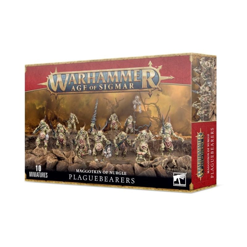 Games Workshop Miniatures Age of Sigmar/Warhammer 40K - Maggotkin of Nurgle - Plaguebearers 2021