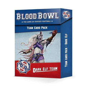 Games Workshop Miniatures Blood Bowl - Dark Elf Team Card Pack