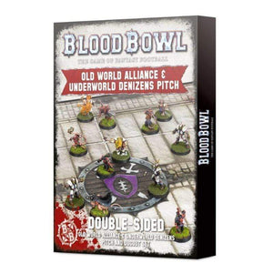 Games Workshop Miniatures Blood Bowl - Old World Alliance and Underworld Denizens Pitch and Dugouts