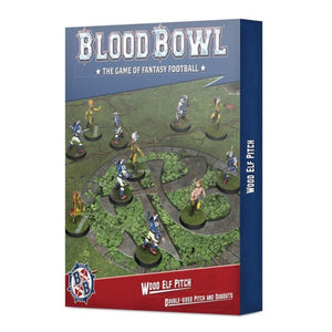 Games Workshop Miniatures Blood Bowl - Wood Elf Pitch and Dugouts (Preorder - 12/03 release)
