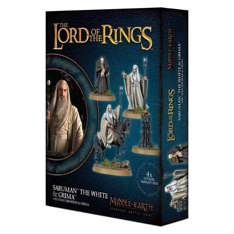 Games Workshop Miniatures Middle-Earth - Saruman The White & Grima (Boxed)