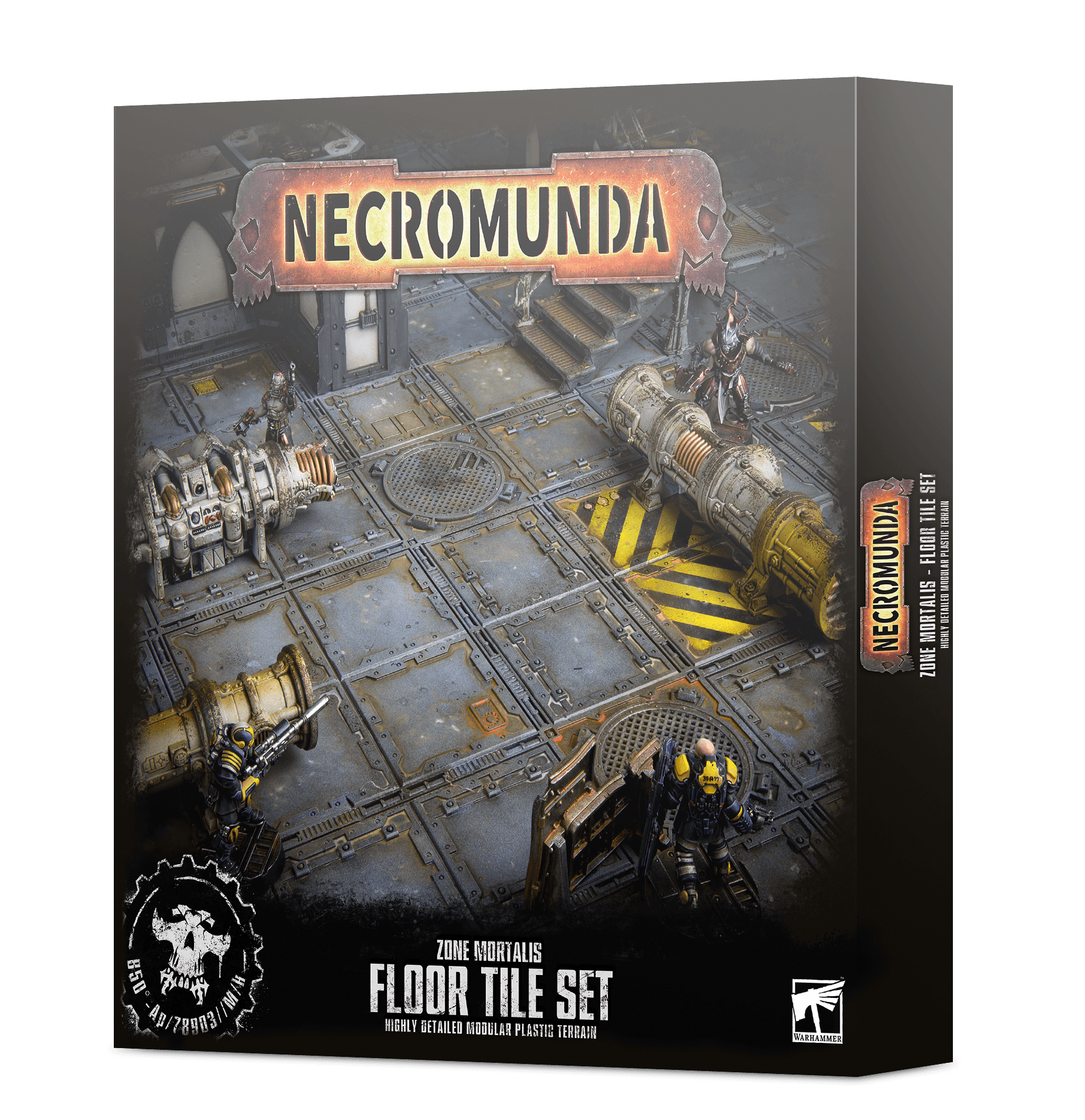 Games Workshop Miniatures Necromunda - Zone Mortalis Floor Tile Set (Boxed)