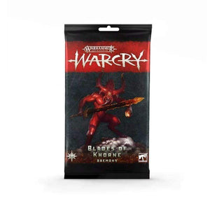 Games Workshop Miniatures Warcry - Blades of Khorne Daemons Cards