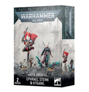 Games Workshop Miniatures Warhammer 40K - Adepta Sororitas - Ephrael Stern and Kyganil