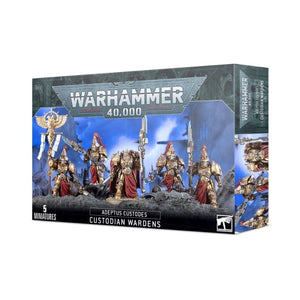 Games Workshop Miniatures Warhammer 40K - Adeptus Custodes - Custodian Wardens 2022 (Boxed)