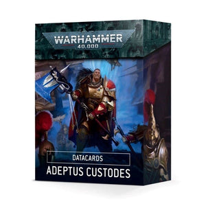Games Workshop Miniatures Warhammer 40k - Adeptus Custodes Datacards (9th Ed) (15/01 Release)