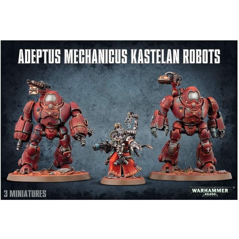 Games Workshop Miniatures Warhammer 40K - Adeptus Mechanicus - Kastelan Robots (Boxed)