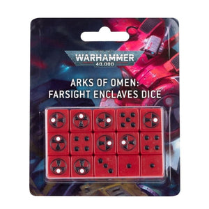 Games Workshop Miniatures Warhammer 40k - Arks Of Omen - Farsight Enclaves Dice (01/04/2023 release)