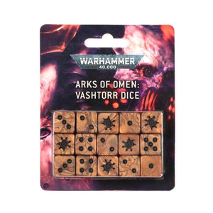 Games Workshop Miniatures Warhammer 40k - Arks Of Omen - Vashtorr Dice Set (Preorder 18/03 Release)