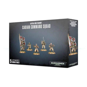 Games Workshop Miniatures Warhammer 40K - Astra Militarum - Cadian Command Squad (Boxed)