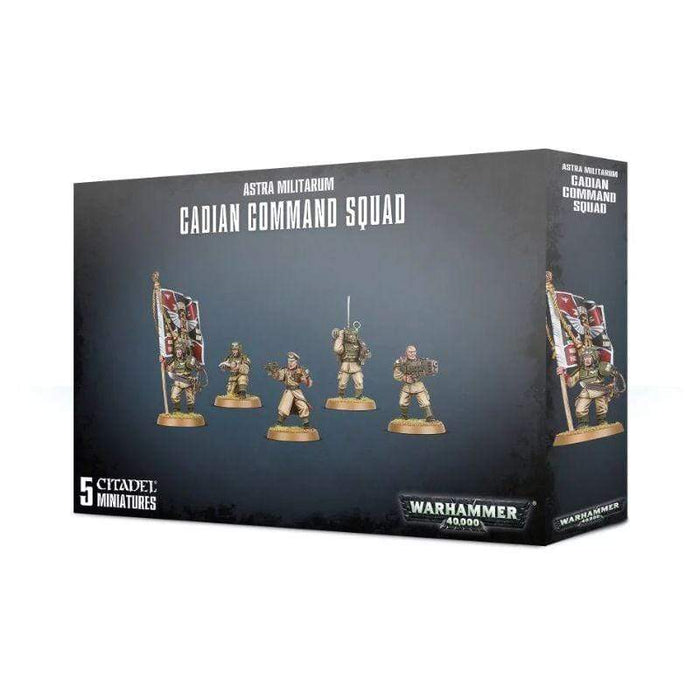 Warhammer 40K - Astra Militarum - Cadian Command Squad (Boxed)