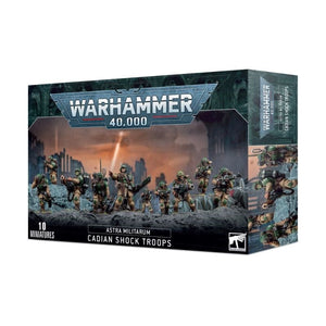 Games Workshop Miniatures Warhammer 40k - Astra Militarum - Cadian Shock Troops (28/01 release)