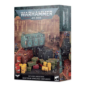 Games Workshop Miniatures Warhammer 40K - Battlezone Manufactorum - Munitorum Armoured Containers