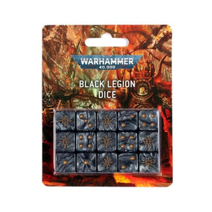 Games Workshop Miniatures Warhammer 40K - Black Legion - Dice (22/04/2023 release)