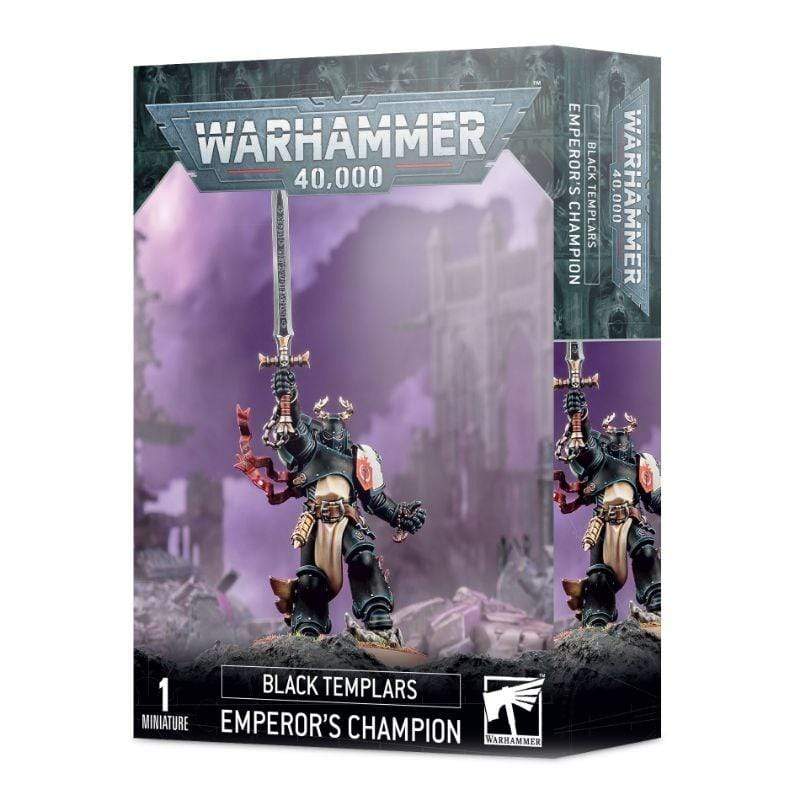 Games Workshop Miniatures Warhammer 40K - Black Templars Emperorâs Champion (26/11 Release)