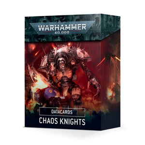 Games Workshop Miniatures Warhammer 40k - Chaos Knights - Datacards (2022) (04/06 release)