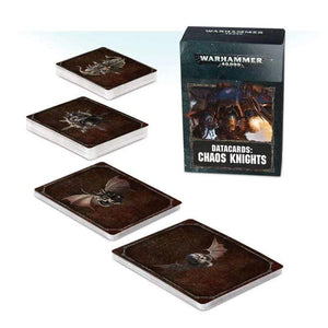 Games Workshop Miniatures Warhammer 40K - Chaos Knights - Datacards