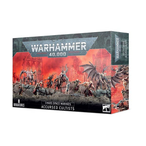 Games Workshop Miniatures Warhammer 40k - Chaos Space Marine - Accursed Cultists (03/09 release)